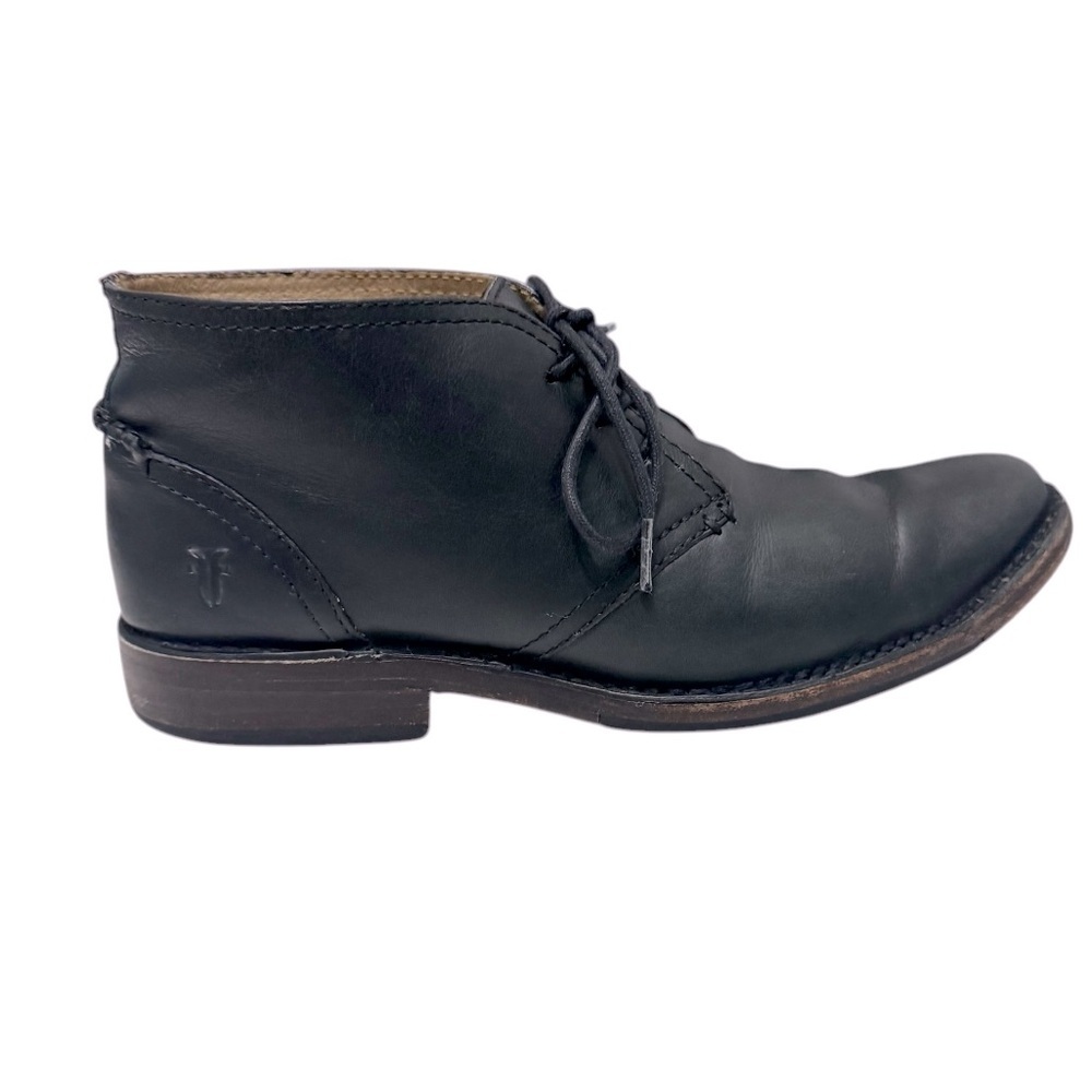 Frye Men's Black Leather Chukka Boots